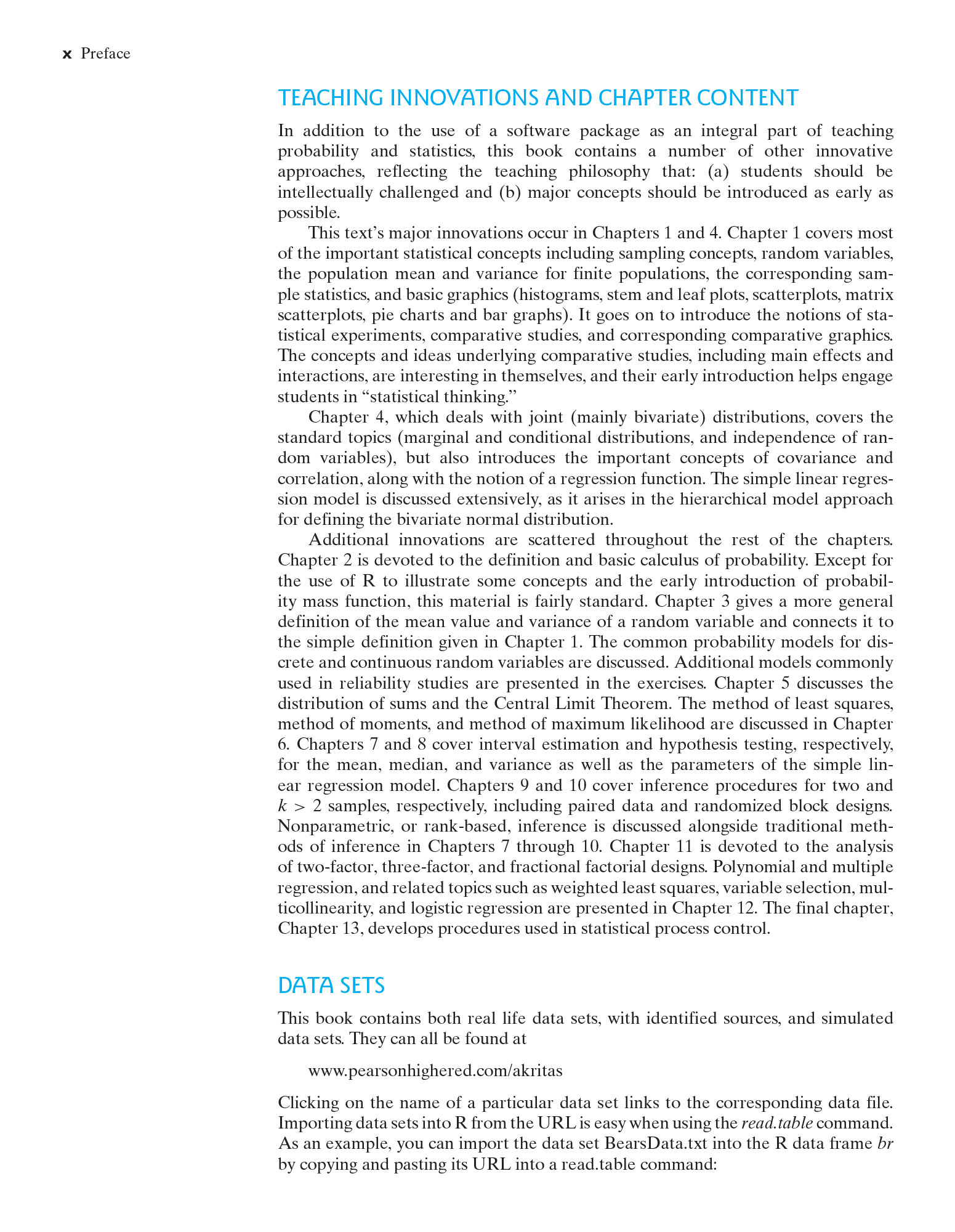 Probability Statistics with R for Engineers and Scientists