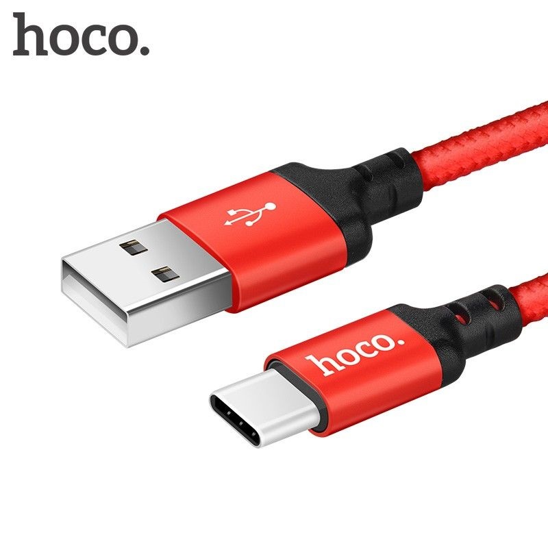 Cáp Sạc Nhanh Android Hoco X14 Cho Cổng TypeC Dài 1m/2m I Cáp Sạc Dây Dù