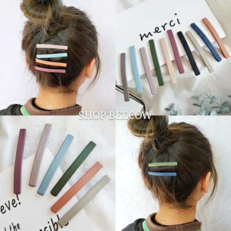 FREESHIP-SET 5 CÁI KHÁC MÀU | KẸP TÓC MORANDI KIỂU HÀN NHẬT SHOPBEECOW