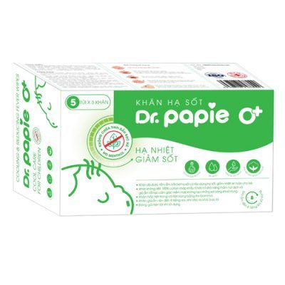 KHĂN LAU HẠ SỐT DR.PAPIE CHO BÉ