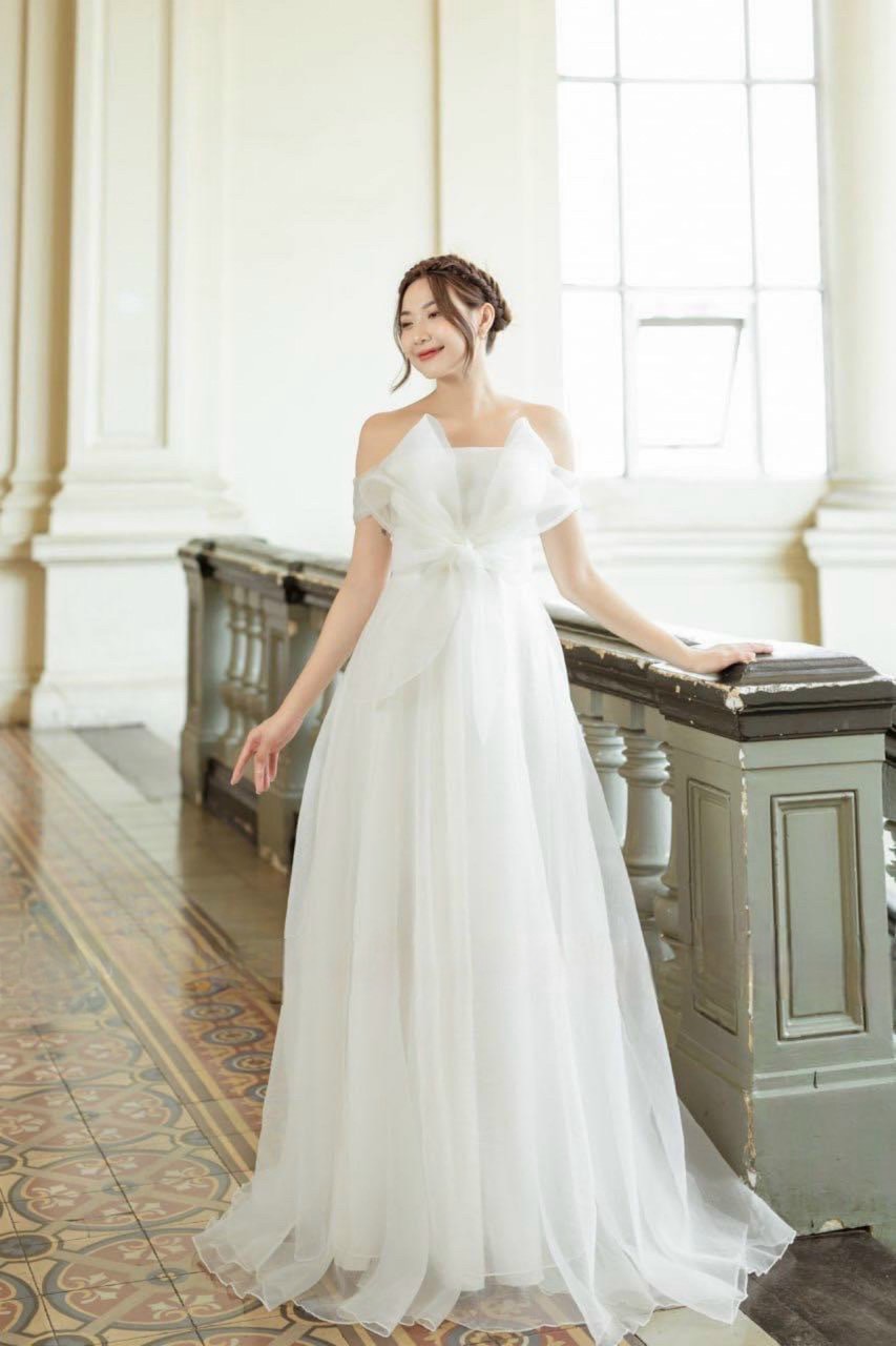 Đầm mặc cưới TRIPBLE T DRESS - Size S/M/L - MS86Y