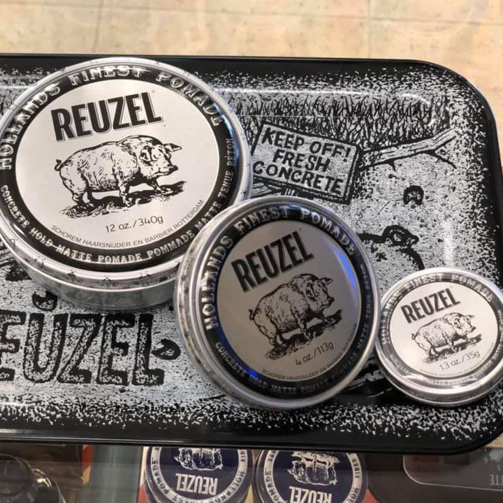 Sáp vuốt tóc Reuzel Concrete Hold Matte Pomade