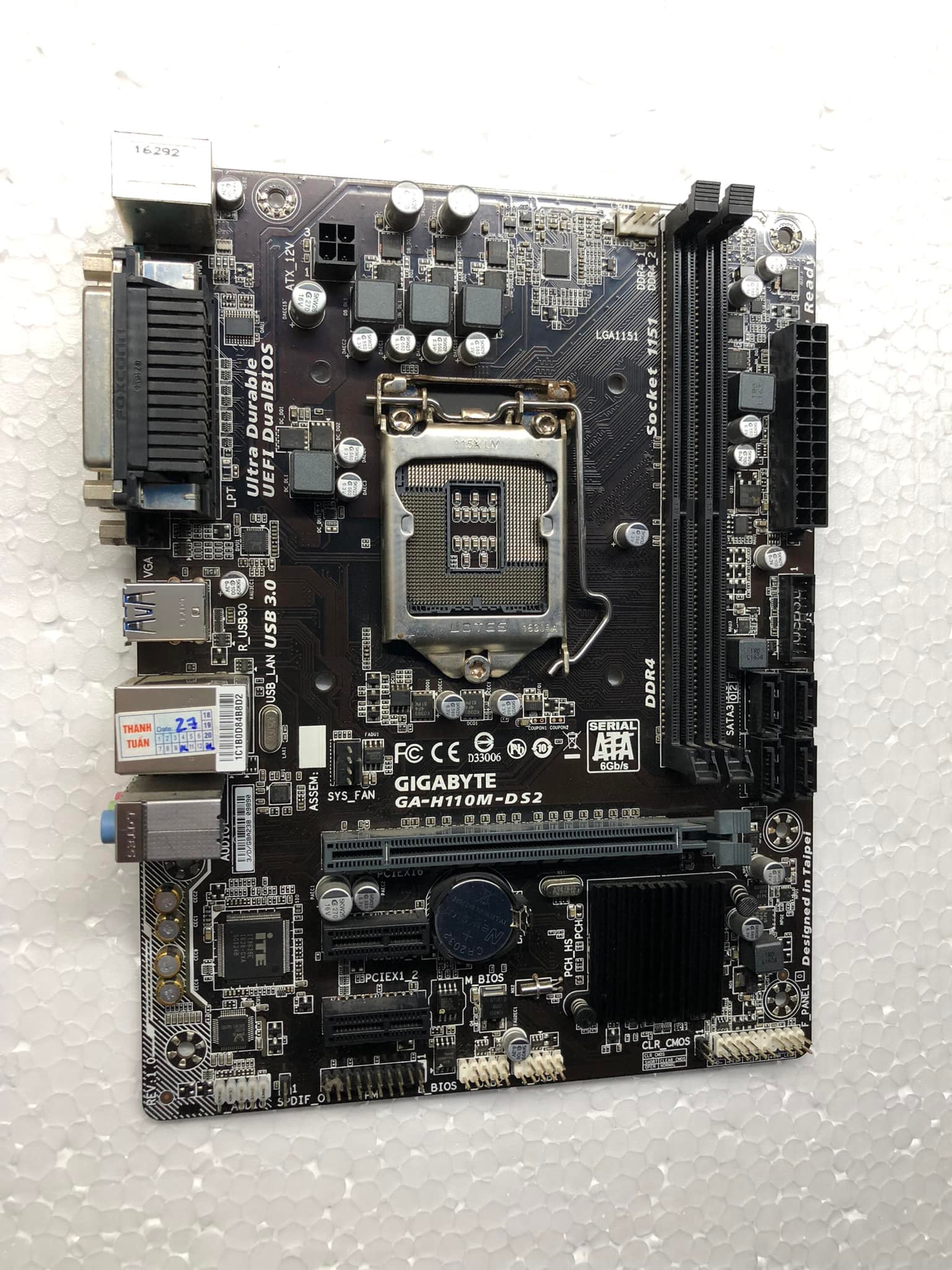 {Sale} main computer giga H110 has been tested
