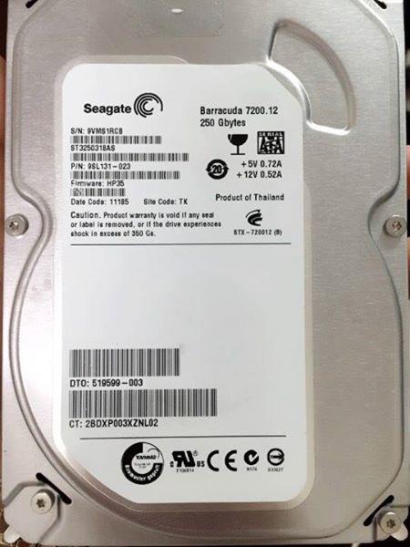 [HCM]Ổ cứng seagate 250G sata dành cho máy tính bàn