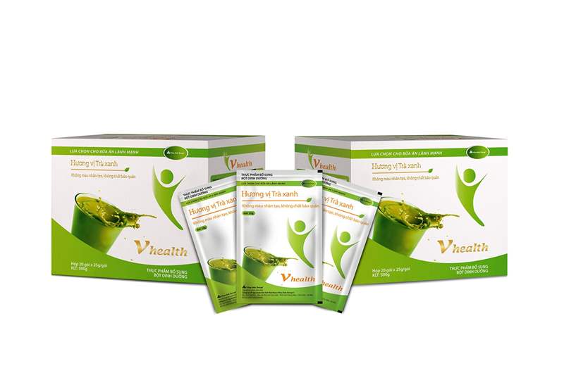 THỰC PHẨM BỔ SUNG BỘT DINH DƯỠNG VHEALTH (VỊ TRÀ XANH)