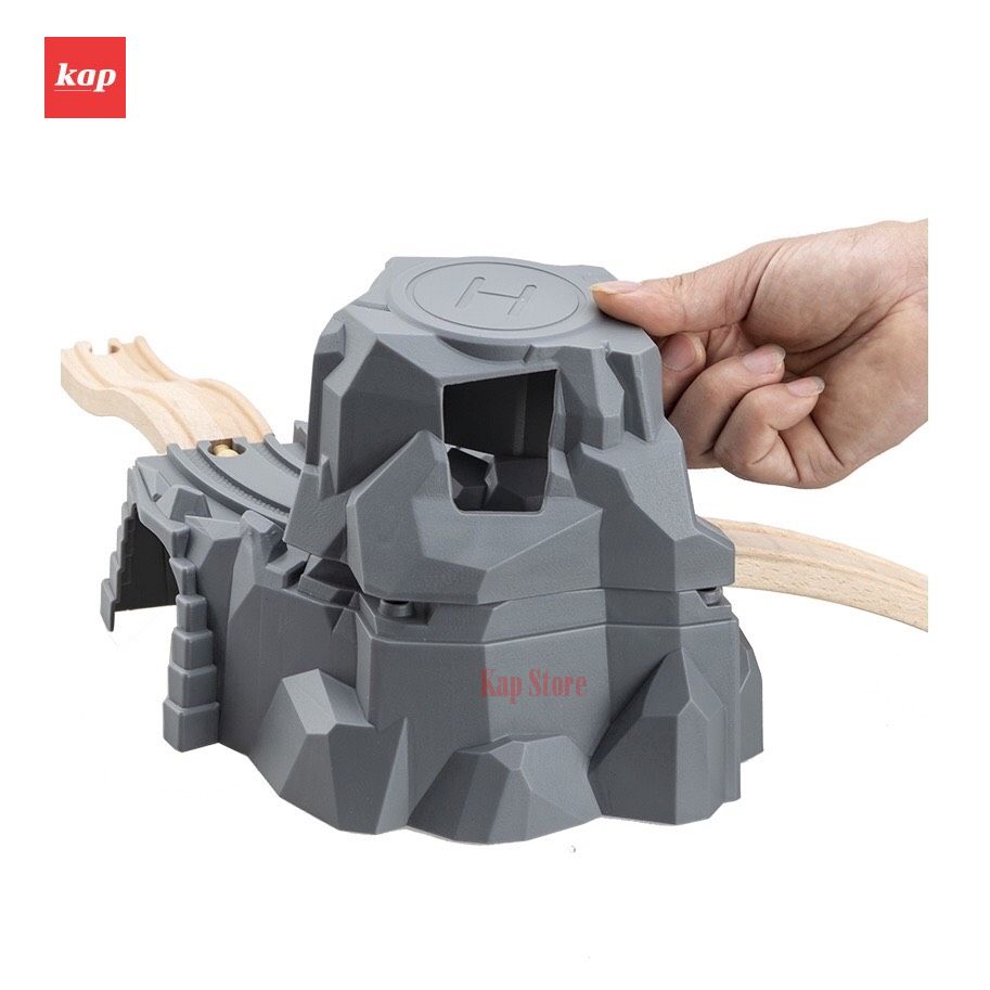 [HCM]Hang núi 2 tầng phụ kiện đường ray xe lửa gỗ