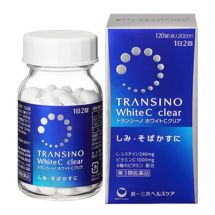 [Viên uống] TRẮNG DA, TRỊ NÁM, TÀN NHANG Transino White C Clear