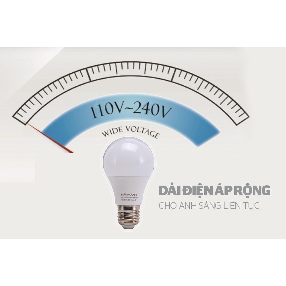 Đèn Led Thân Nhôm She-Leda60Al-A6W