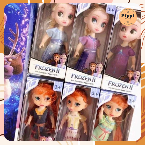 Set of 6 Disney Frozen dolls