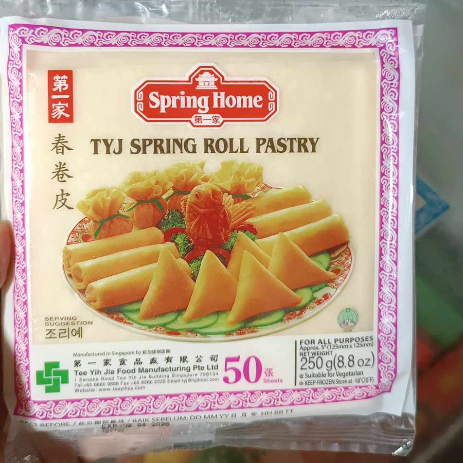 Vỏ Bánh tráng SPRING HOME Spring Roll Pastry 250g, 550g ( 50 cái)