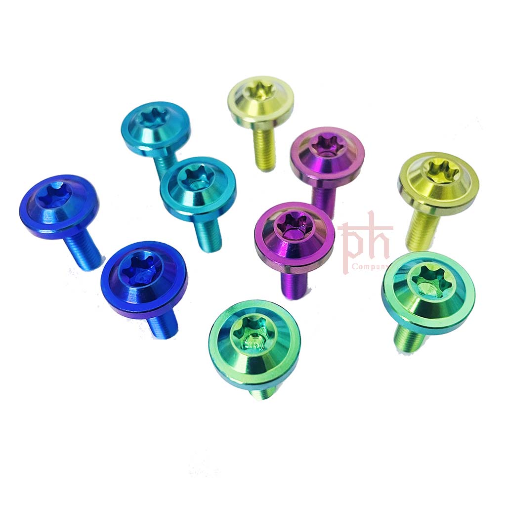 ỐC TITAN GR5 6li20 Dù Dày Gắn Dàn Áo/Ốp Pô/Dè...-PHS