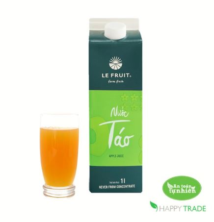 Nước ép táo nguyên chất Lefrruit 1L