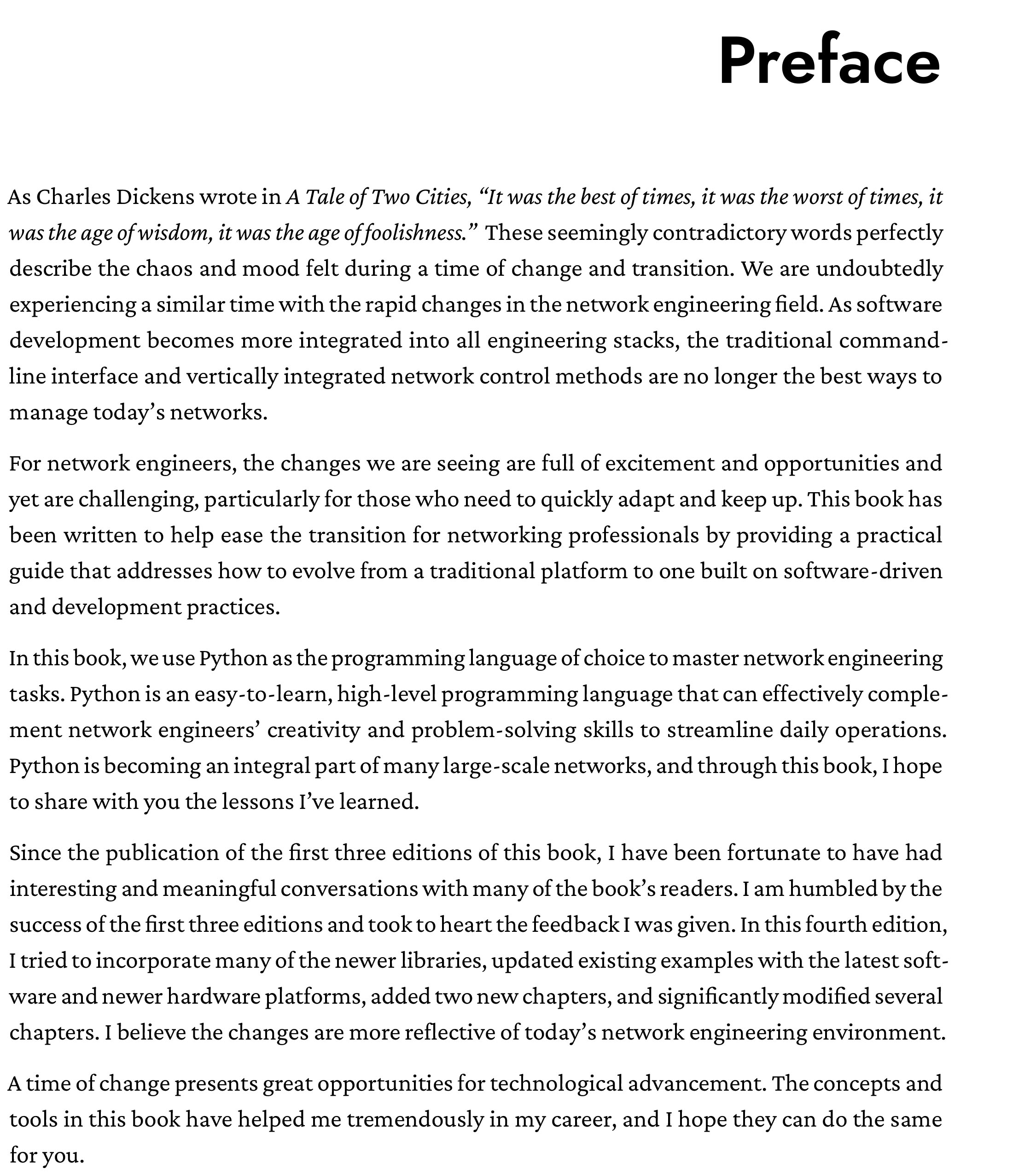 Mastering Python Networking Utilize Python packages and frameworks for network automation, monitoring, cloud, 4th Edition