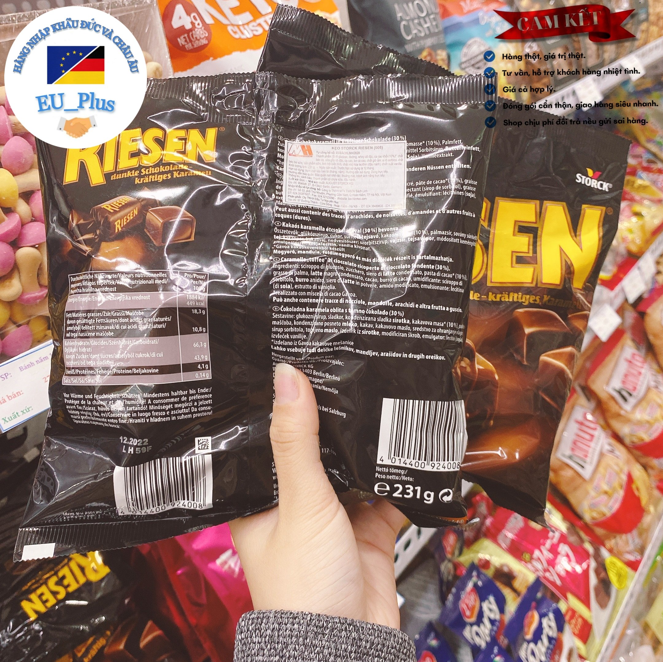 Kẹo Socola Riesen Đức