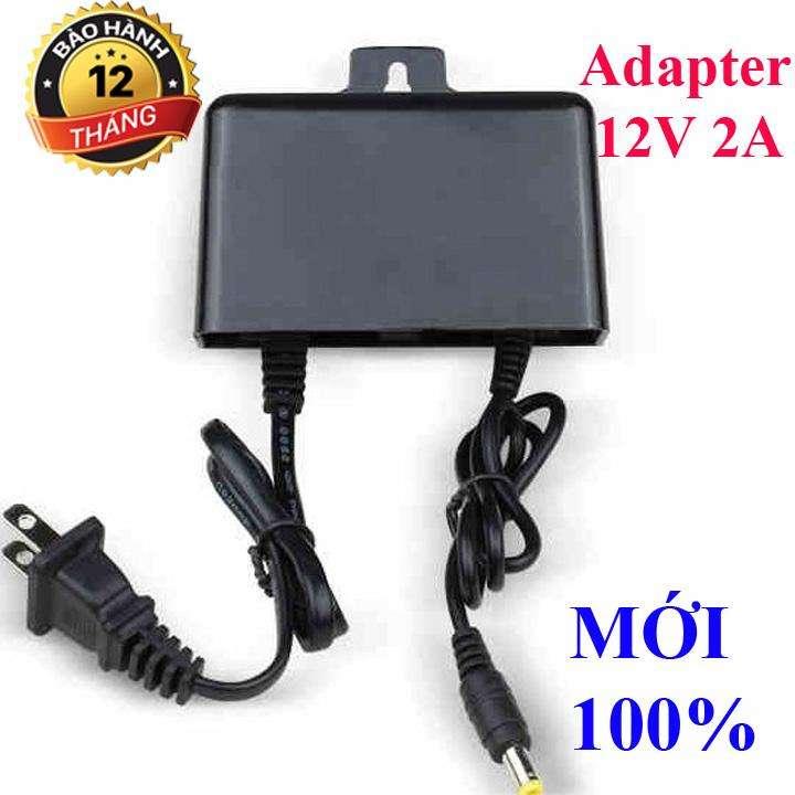 Nguồn Camera Chống nước - 12V 2A jack DC 5.5*2.1mm (Nguồn Camera - Adapter 12v)