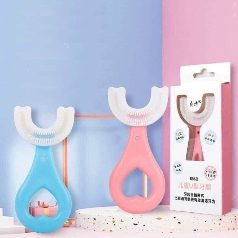 Bàn chảy đánh răng chữ U cho bé