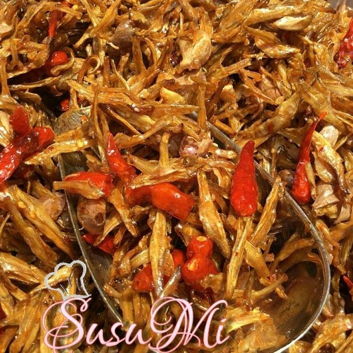 500g cá cơm giòn cháy tỏi ớt