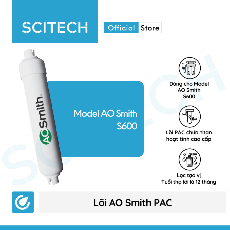Bộ lõi máy lọc nước AO Smith S600
