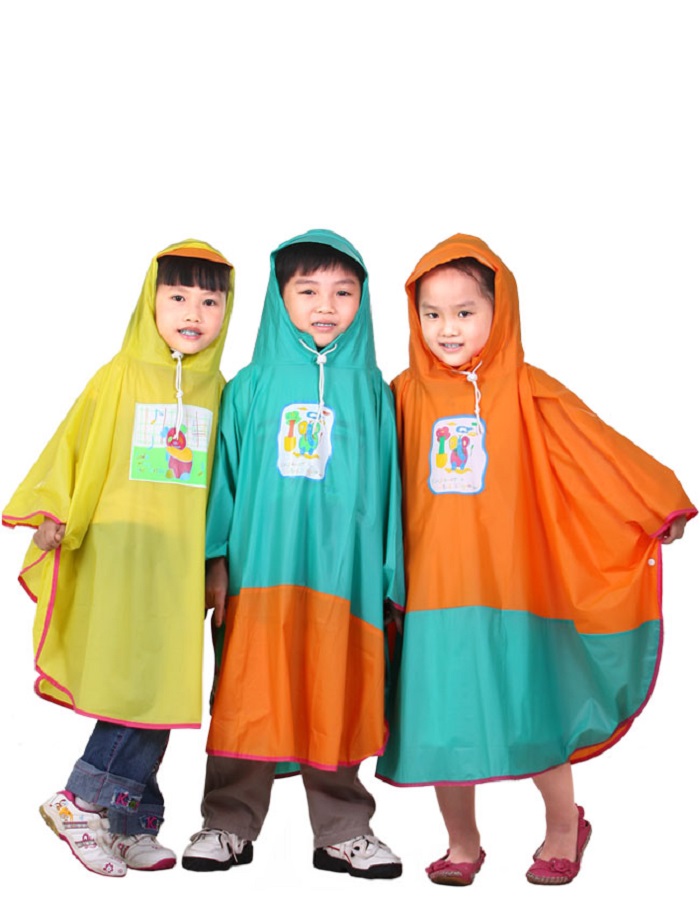 Áo Mưa Rando Bướm Trẻ Em Cao Cấp