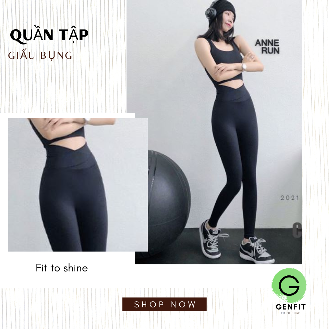 Quần dài chéo bụng (đen)