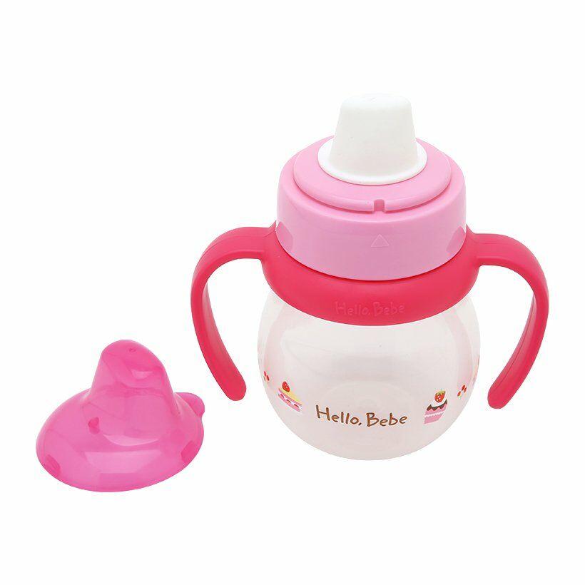 Bình tập uống nước bước 2 Lock & Lock Hello Bebe HBB203P 150ml