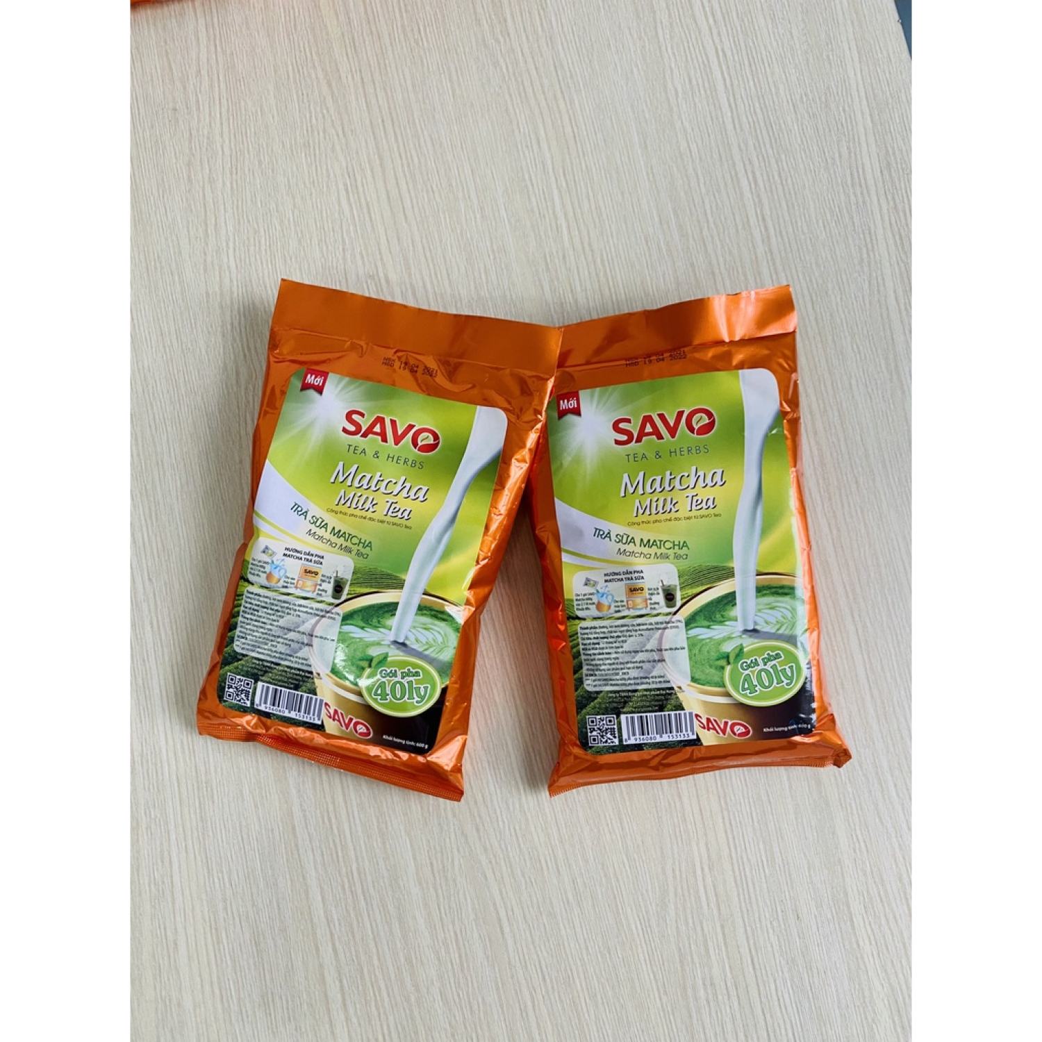 Trà sữa matcha SAVO (Túi 600g) - Nguyên liệu trà sữa