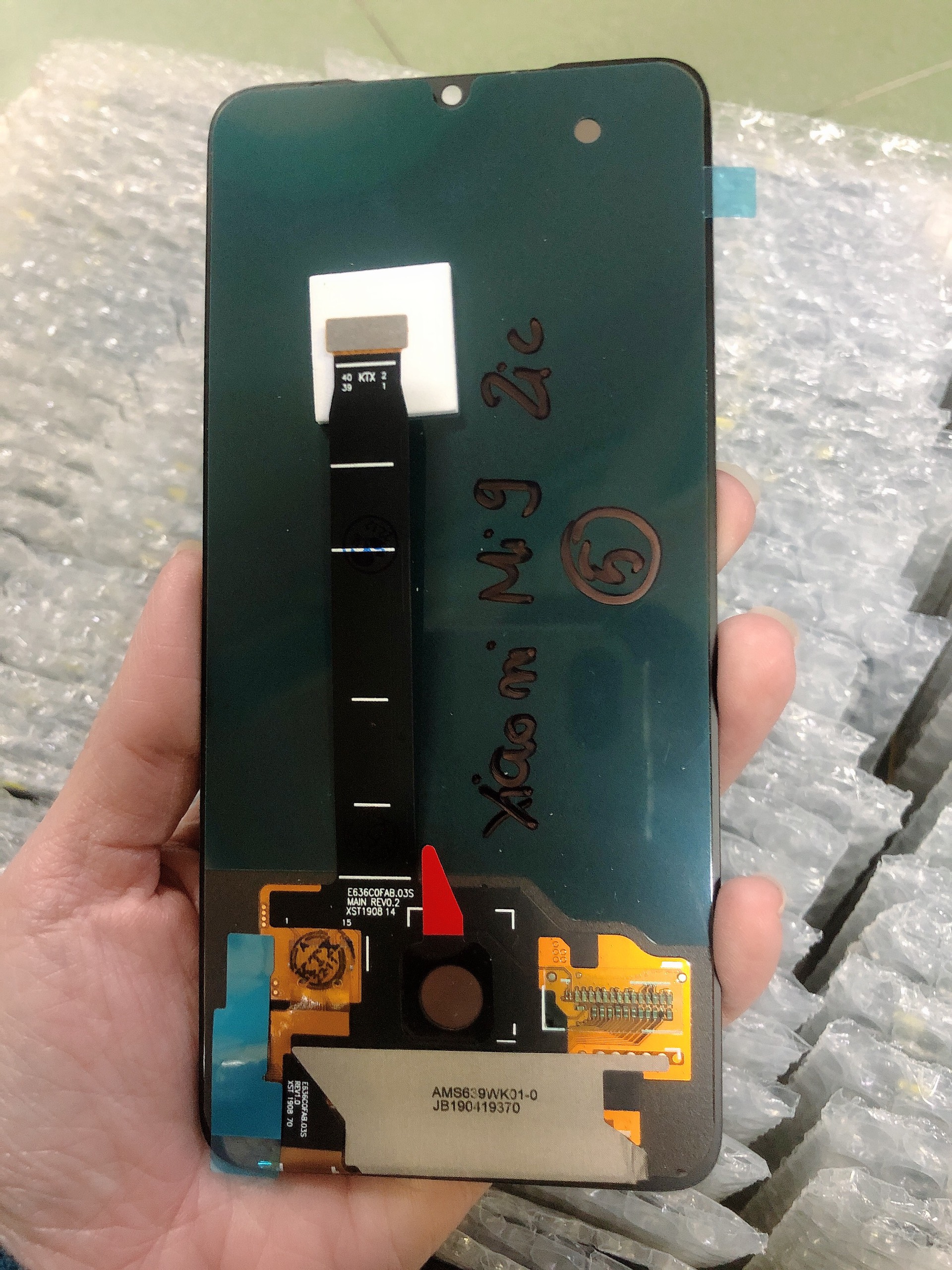 Màn hình xiaomi redmi k20 pro 2019 / redmi k20 / mi 9t / 9t pro - nguyên bộ oled 2 ic, màu đen
