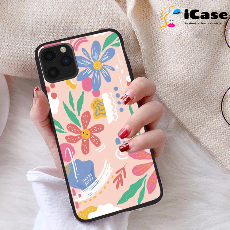 Ốp lưng iphone 11 pro max viền dẻo tpu bst hoa