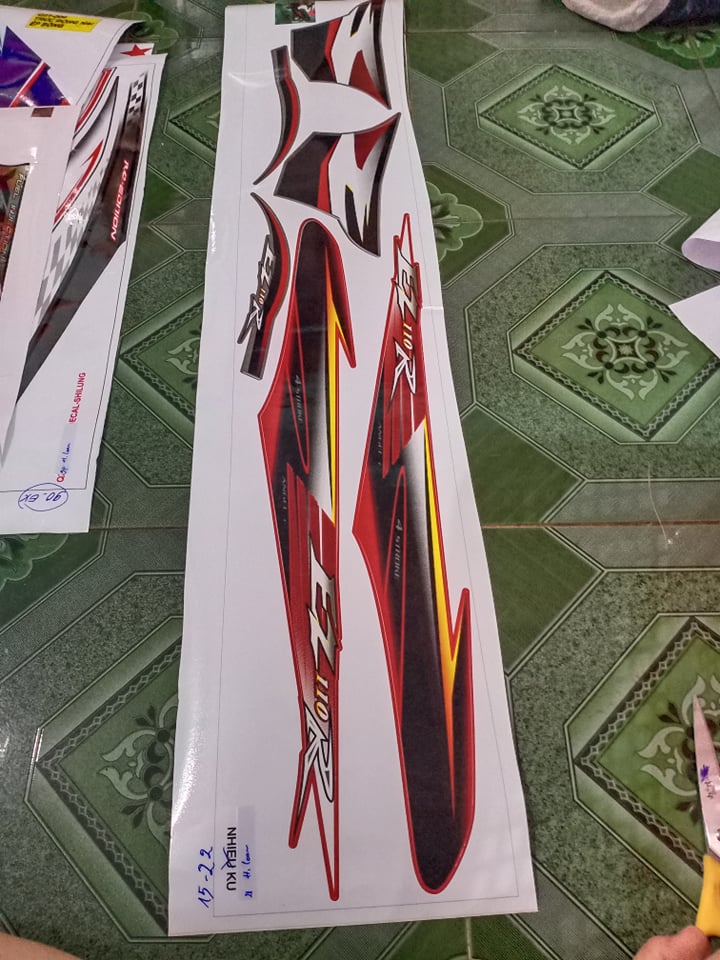 tem rời ez 110 đỏ đen