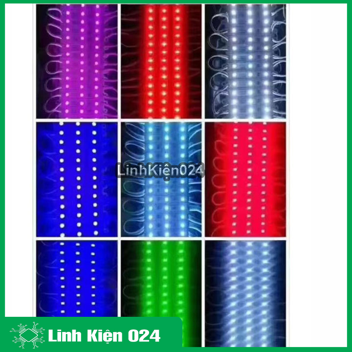 1 Thanh Led Hắt 12V 3 Bóng Siêu Sáng