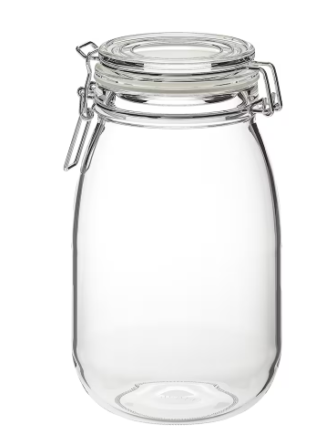 Lọ thuỷ tinh có đai 1.8L KORKEN