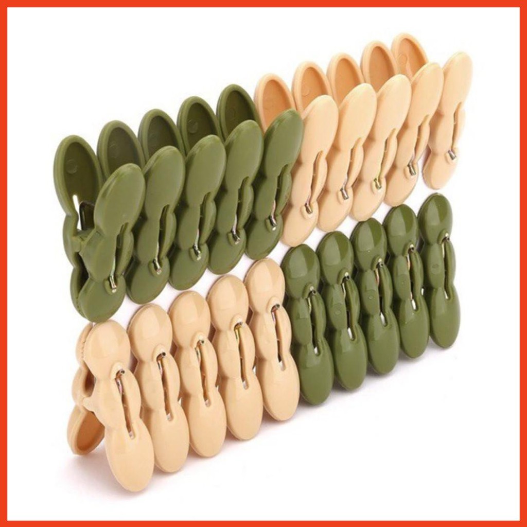 Vỉ 20 kẹp quần áo hình củ lạc