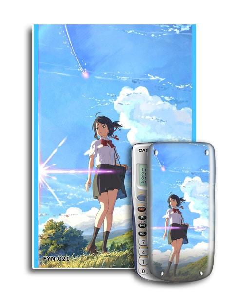 Bộ 2 decal trang trí máy tính cầm tay Re Zero 005