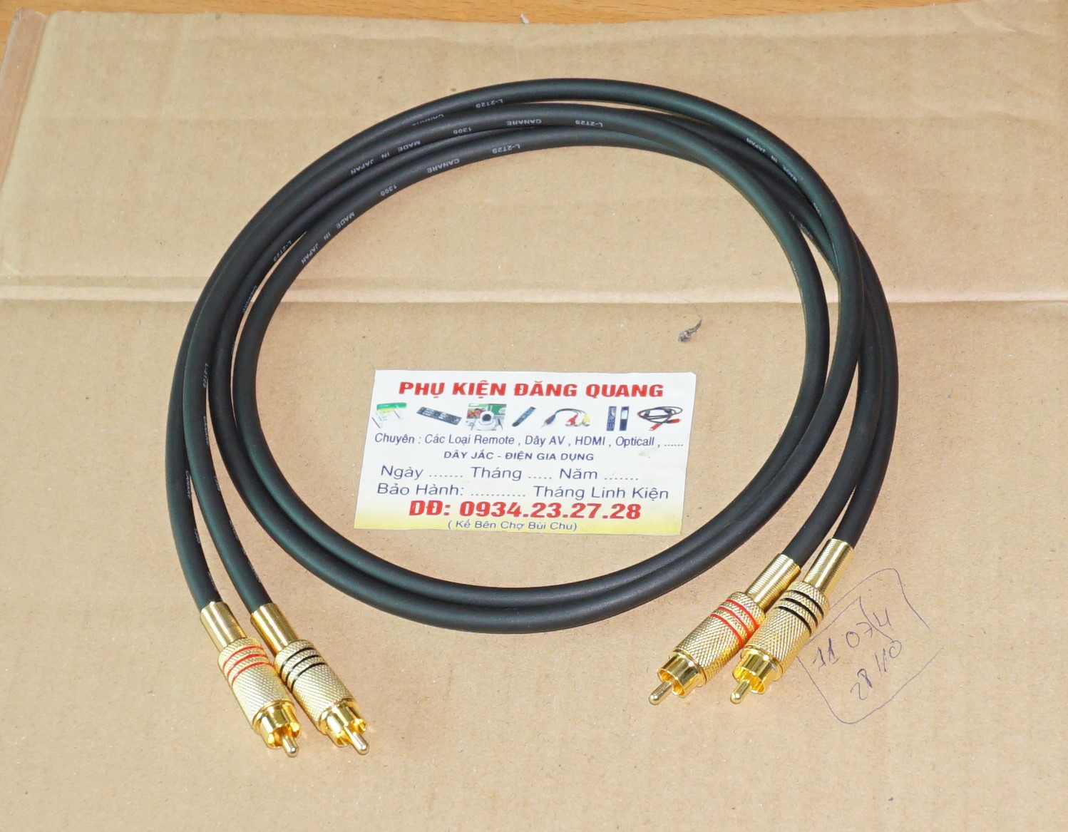 Dây AV loại tốt dài 1m , dây nhật CanaRe