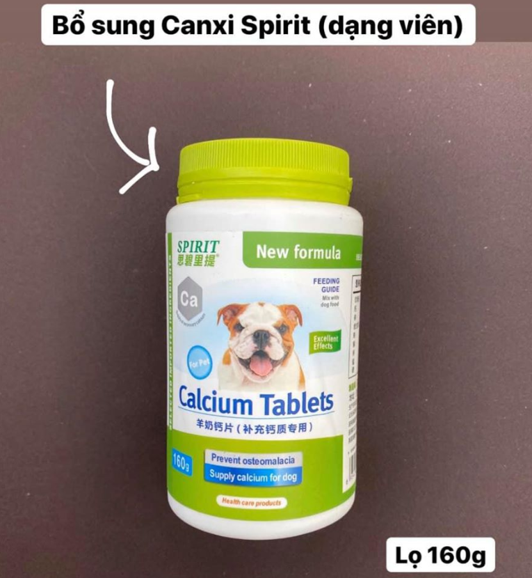 Canxi vitamin Sữa Dê Cho Chó