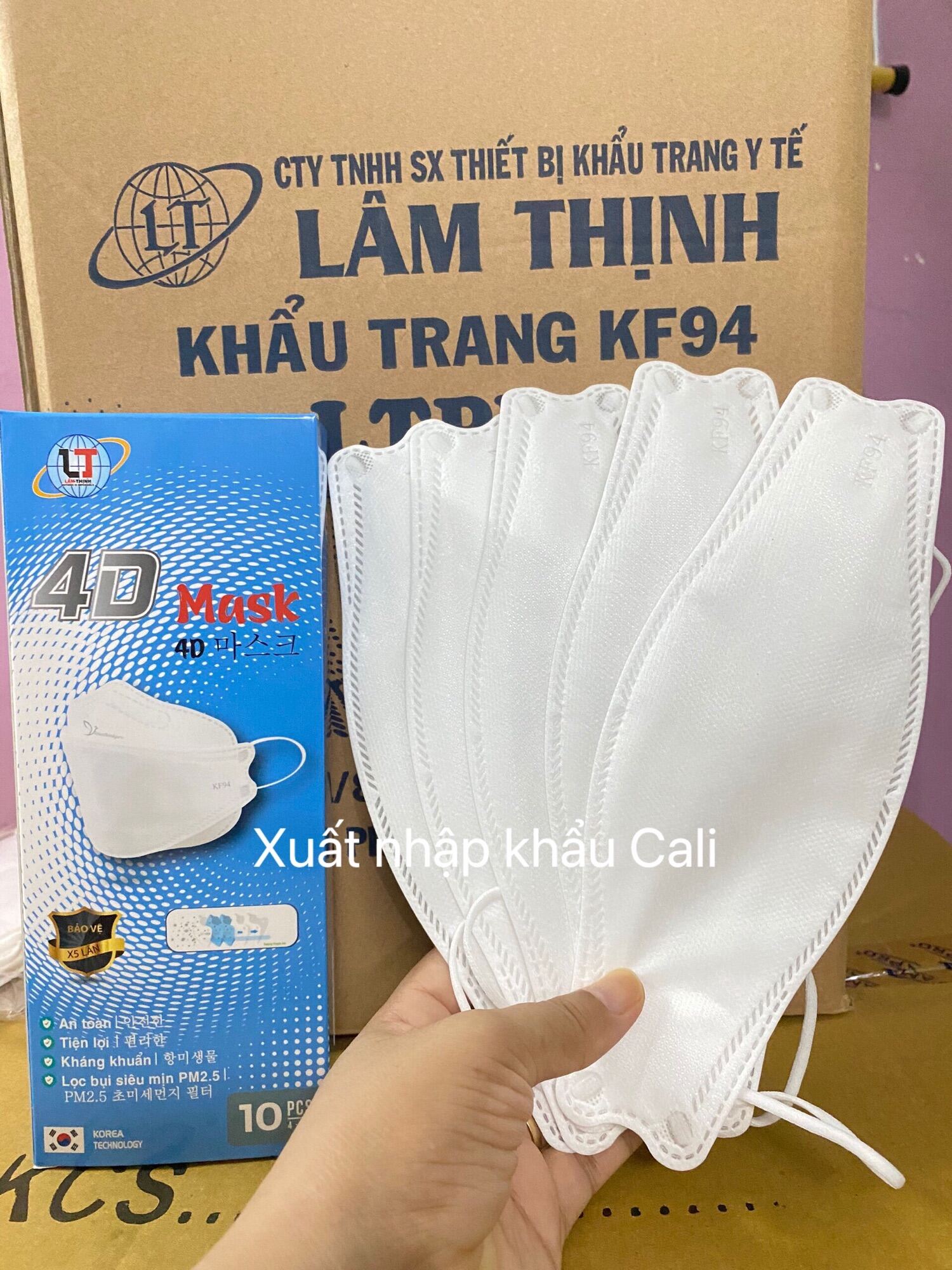 Thùng 300 Cái Khẩu Trang KF94 Hoàng Dũng - LÂM THỊNH