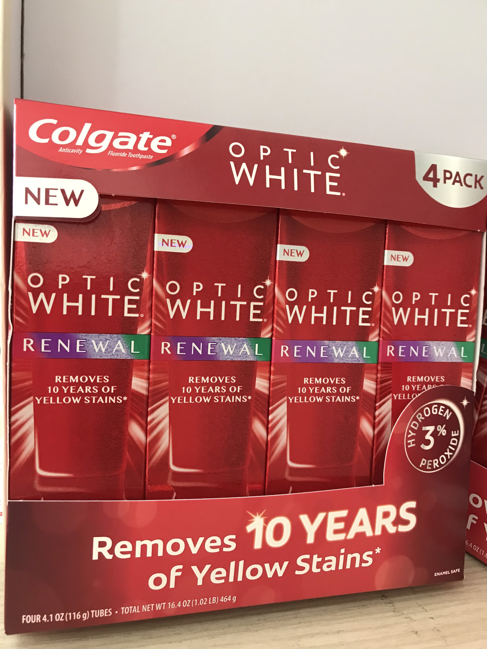 [HCM]Kem đánh răng Colgate Optic White Renewal (1 TUÝP 116g) - Hàng Mỹ