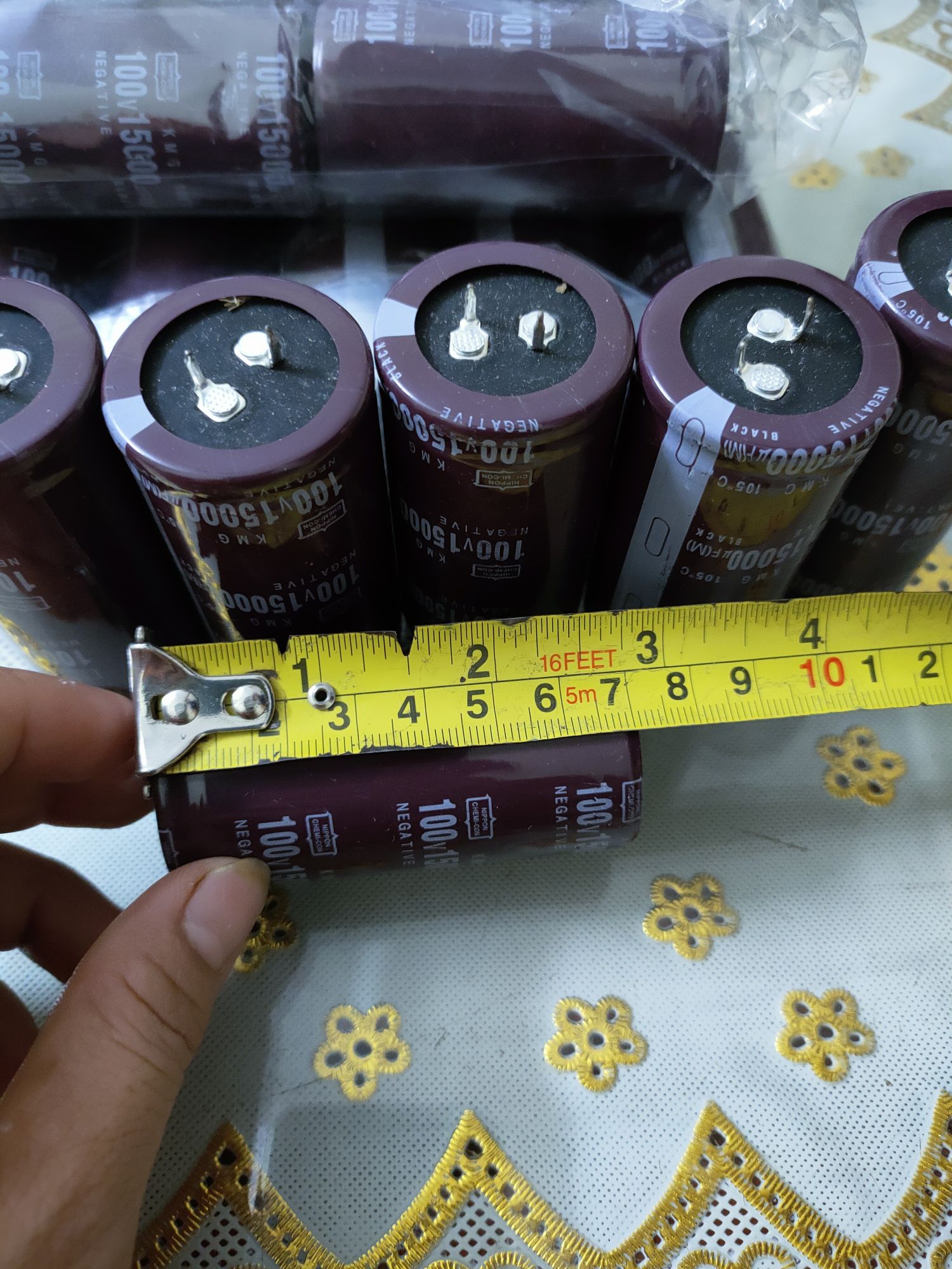 2 Tụ lọc nguồn 15000uf 100v