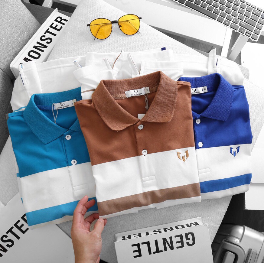 [HCM]ÁO THUN SỌC NGANG CHẤT COTTON  CAO CẤP