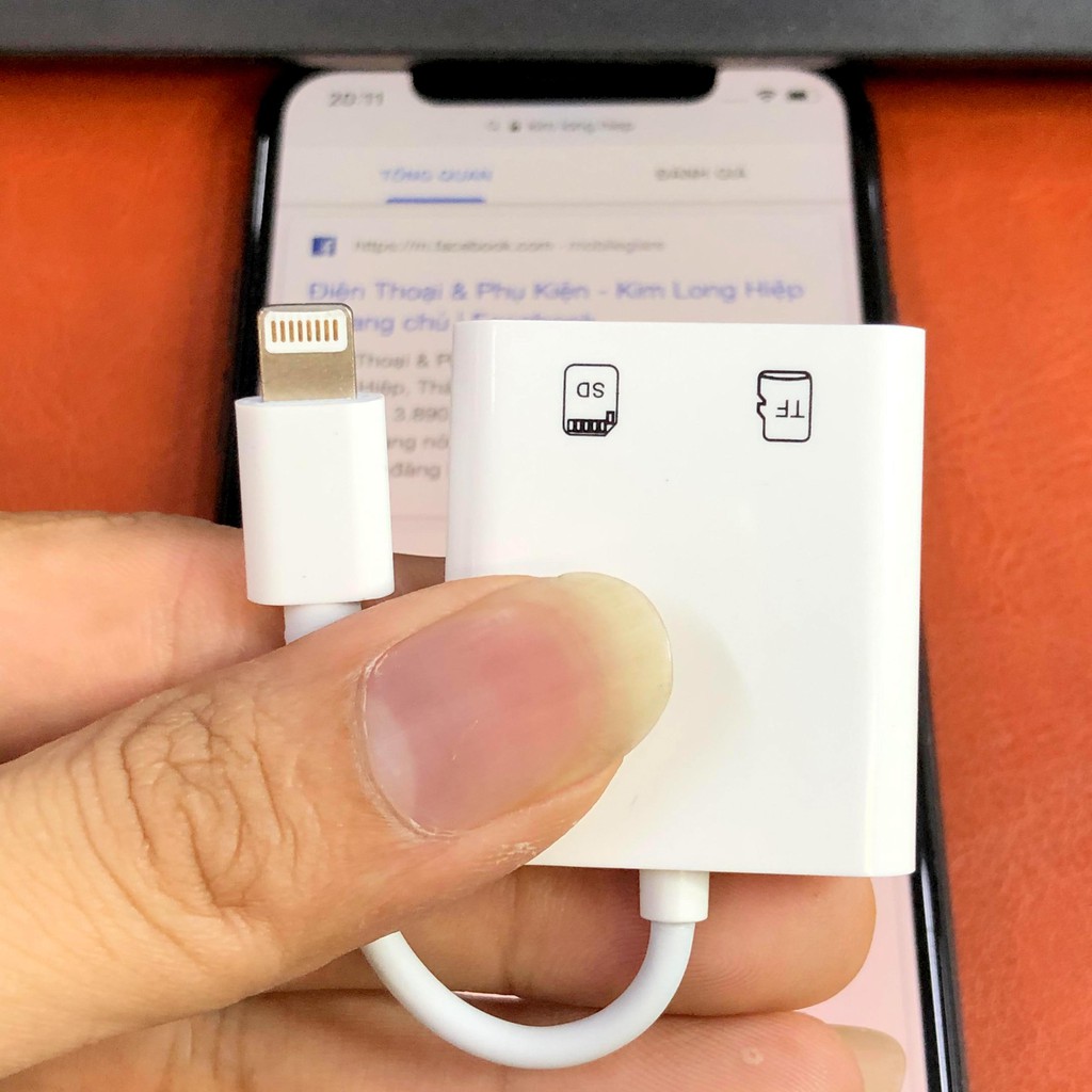 Đầu Đọc Thẻ Nhớ Otg Cho Iphone, Ipad Earldom Ot47