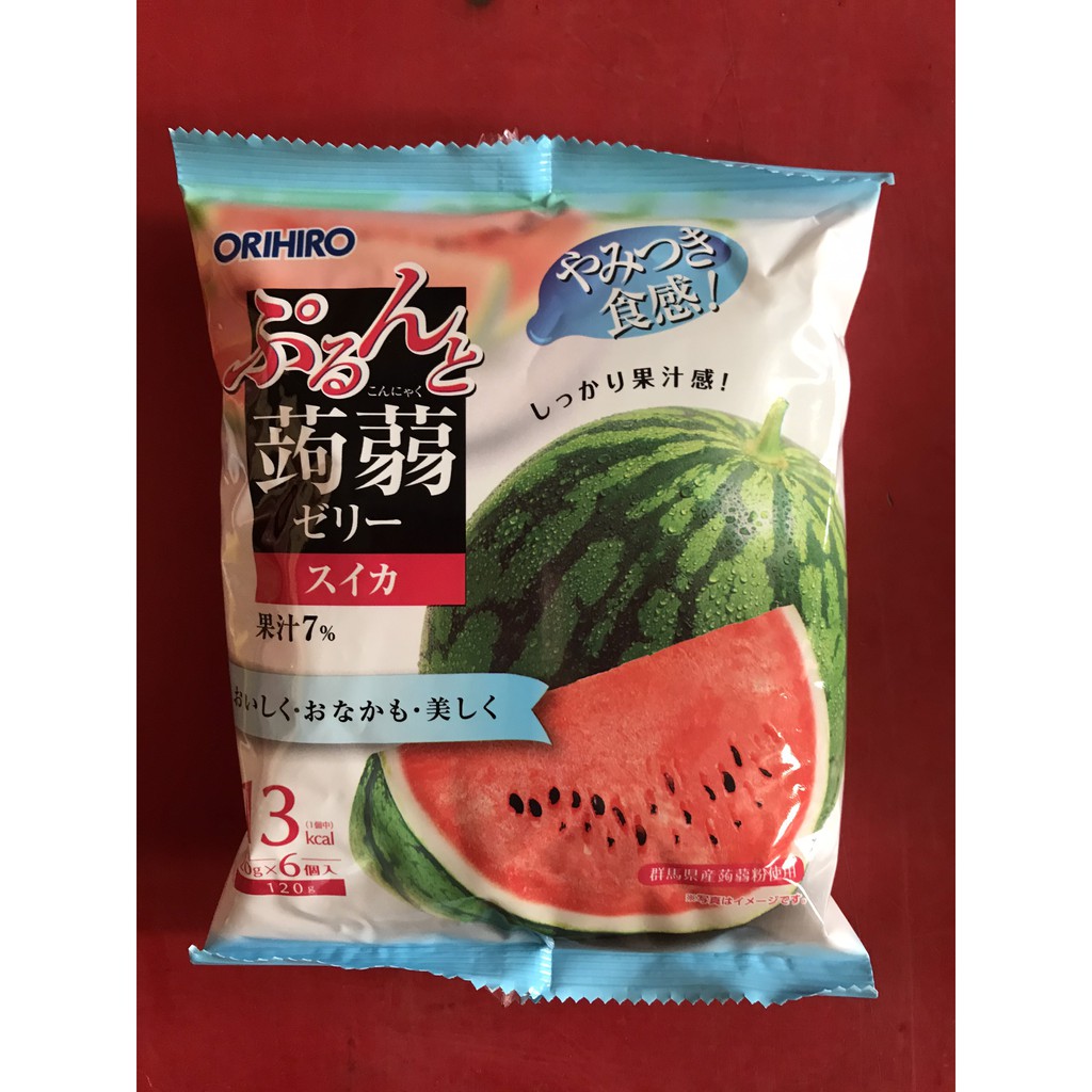 Thạch trái cây ORIHIRO - Nhật Bản - Dưa hấu
