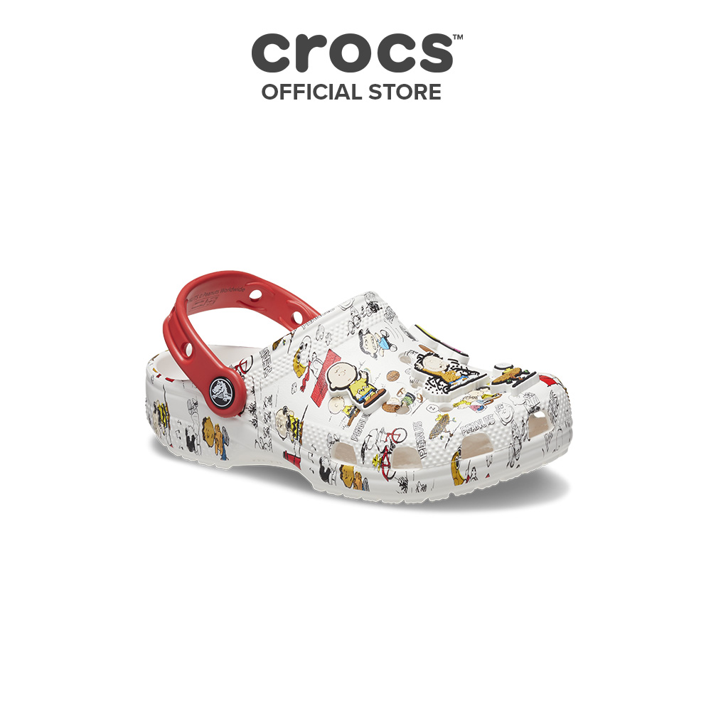 Giày Clog Trẻ Em Crocs Peanuts Classic - White - MixASale