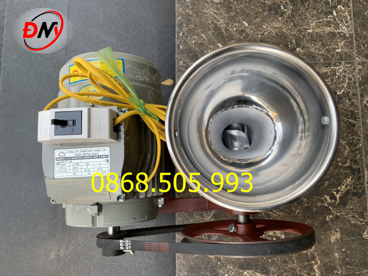 Máy xay xương đùn thịt mô tơ 1100W