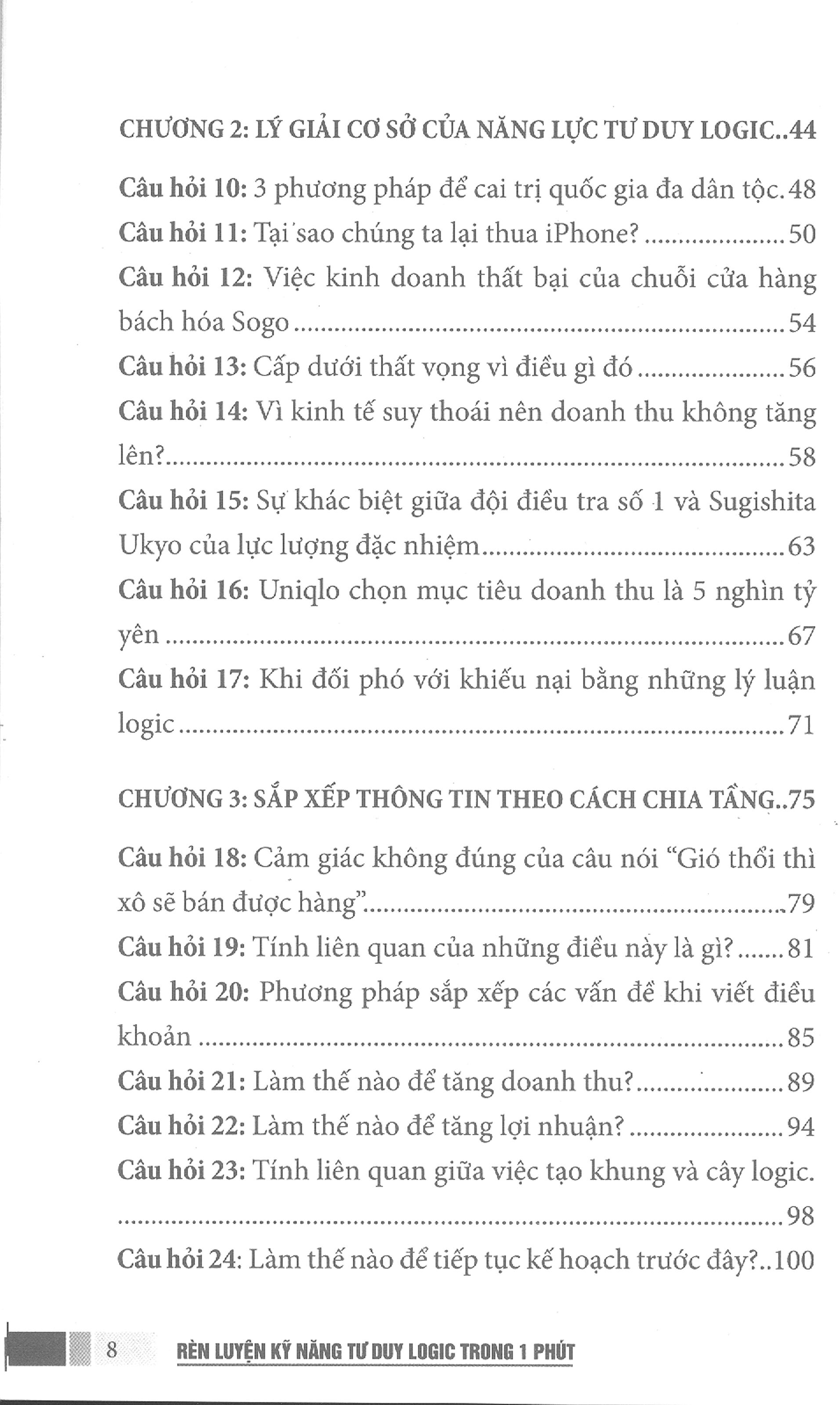 Rèn Luyện Kĩ Năng Tư Duy Logic Trong 1 Phút