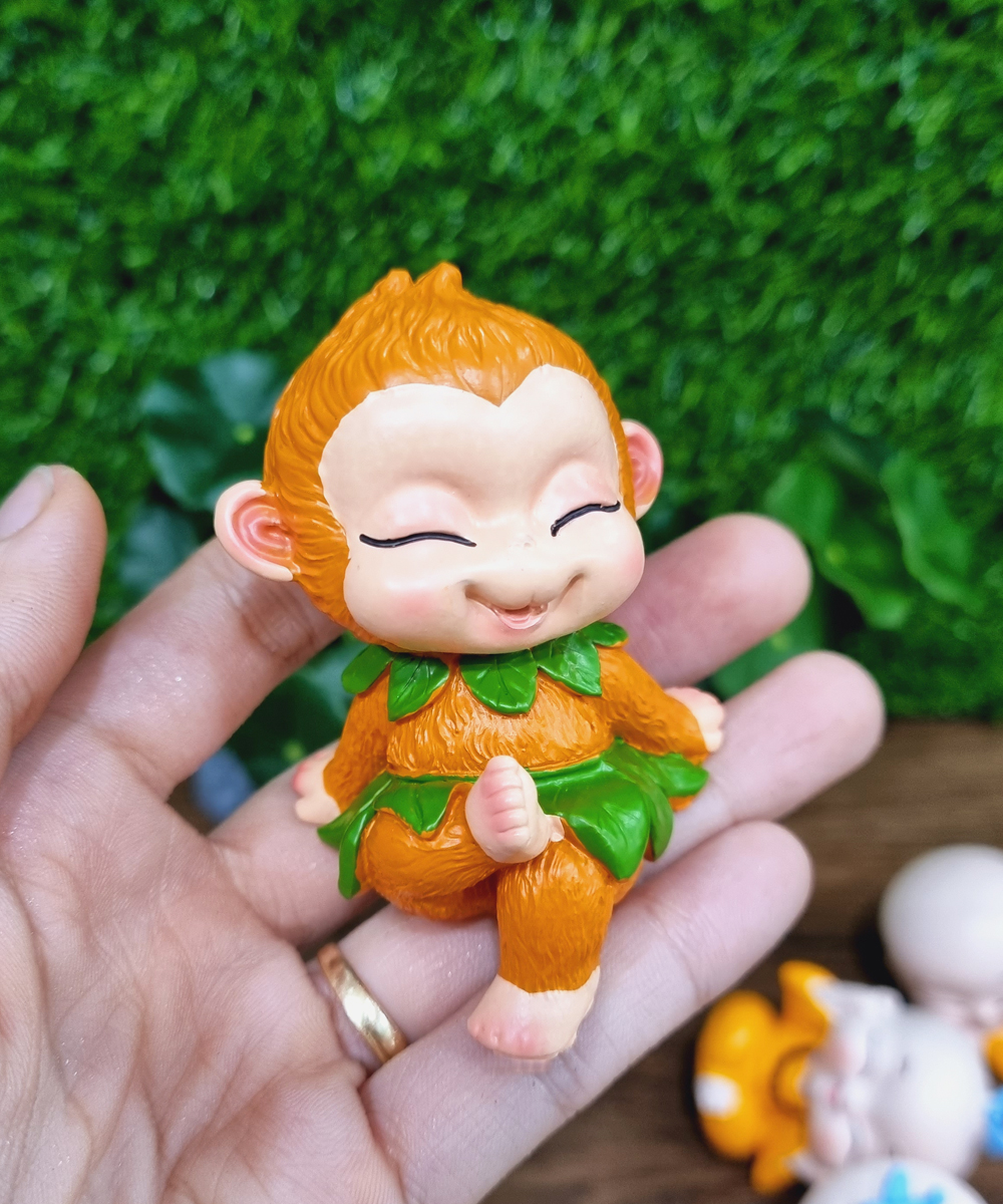 [HCM]Bộ 04 chú khỉ con size 7cm