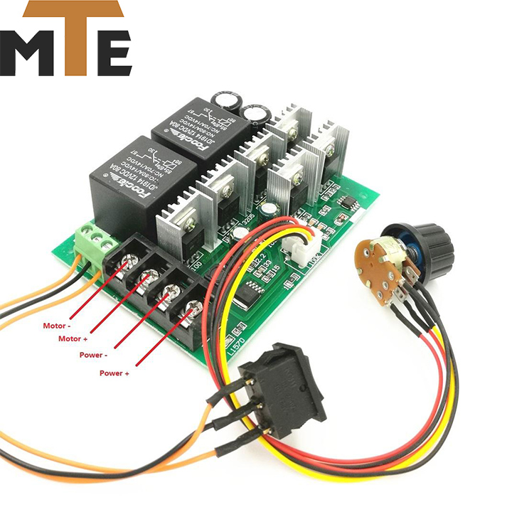 Mạch điều khiển tốc độ và đảo chiều động cơ DC 9-50V 40a