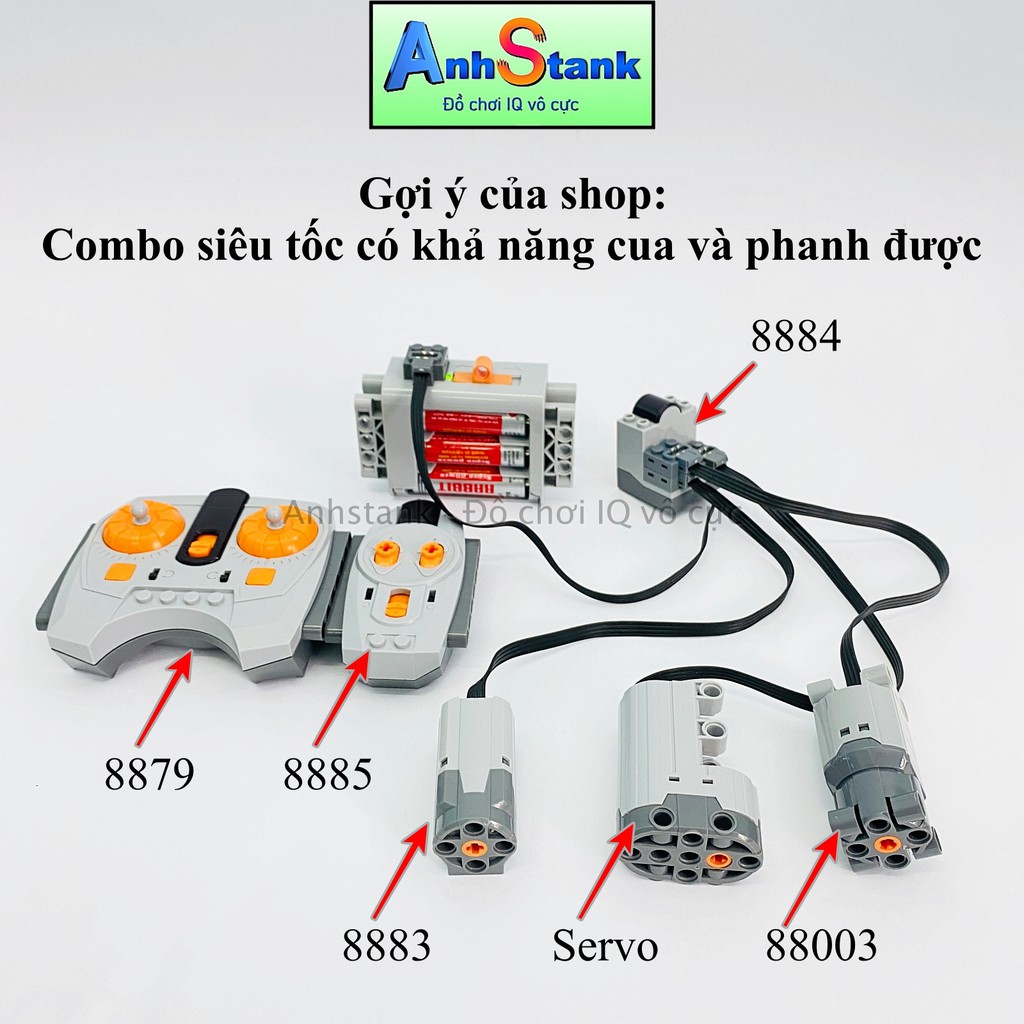 Motor Servo 88004 Tương Thích 9686-Technic-Education