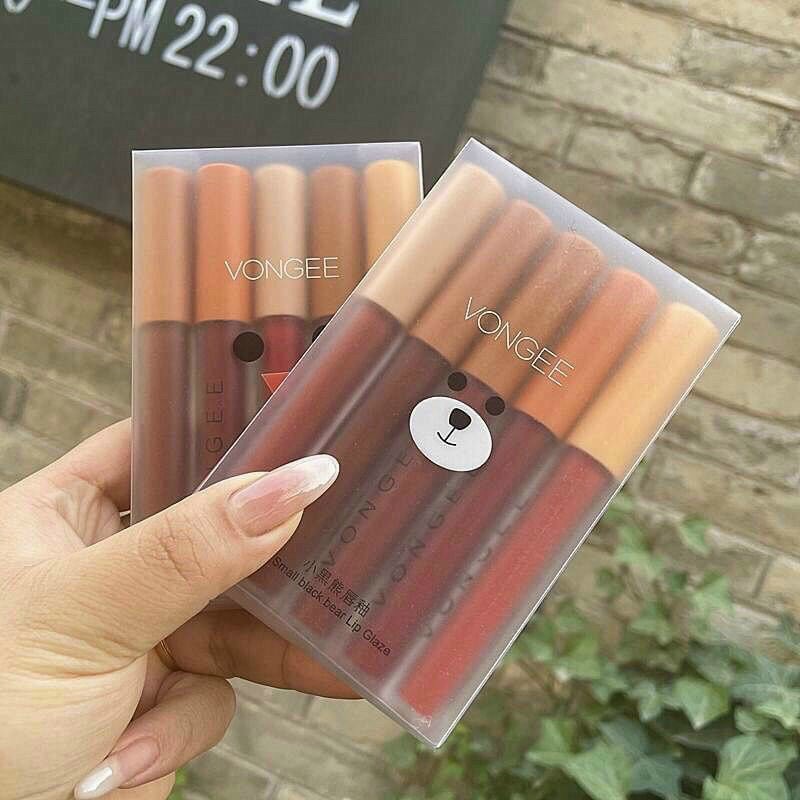 [HCM]SON KEM LÌ SÉT  SON VONGEE 5 CÂY HÌNH GẤU