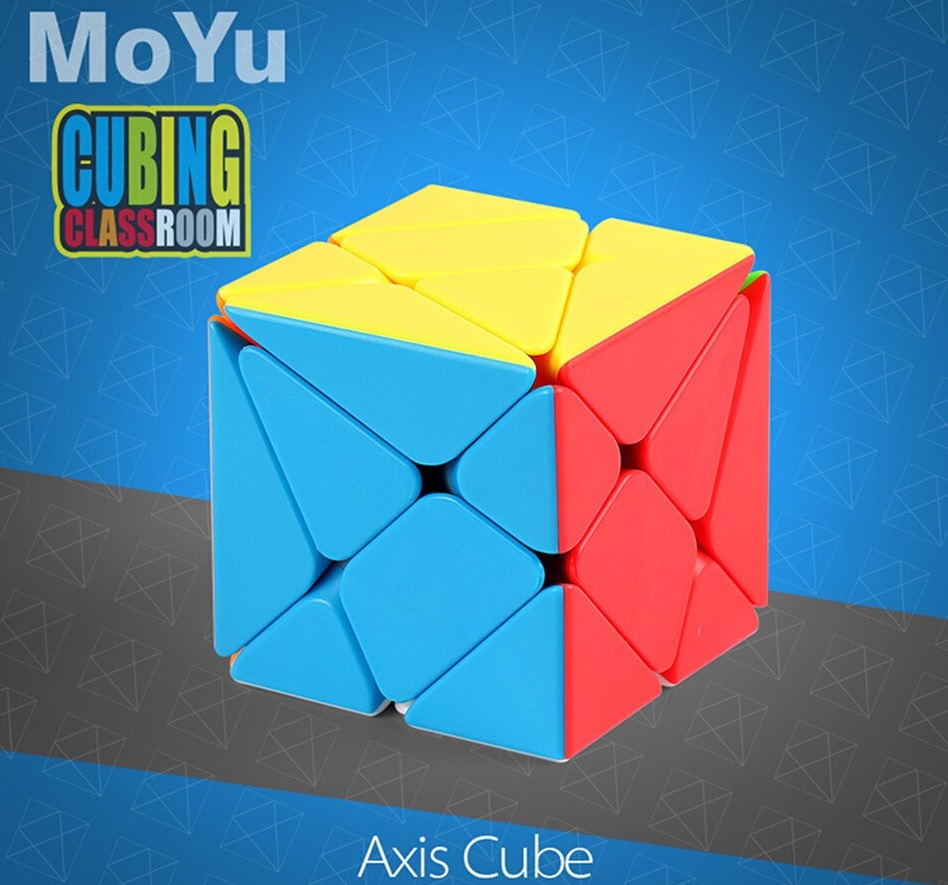 [HCM]Rubik Axis Moyu meilong Stickerless đồ chơi Rubik biến thể phát triển giáo dục trí não IQ