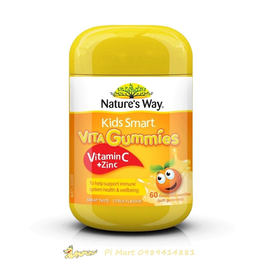 Nature’s Way Kids Smart Vita Gummies Vitamin C + Zinc 60's